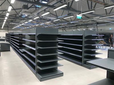 VVN team delivered delivery equipment and assembly works in the new store of the store chain "TOP" in Sigulda.8